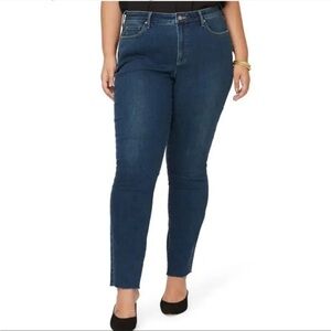 NYDJ Jegging Denim Jean Legging Blue 22W Plus Size Stretch Soft Flattering